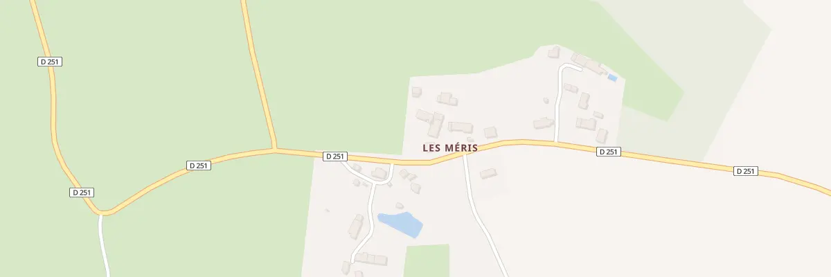 Plan du 255 Les Meris à Dampierre-sous-Bouhy