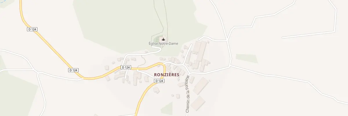 Plan du 2 Rue du Coudart (ronzieres) à Tourzel-Ronzières