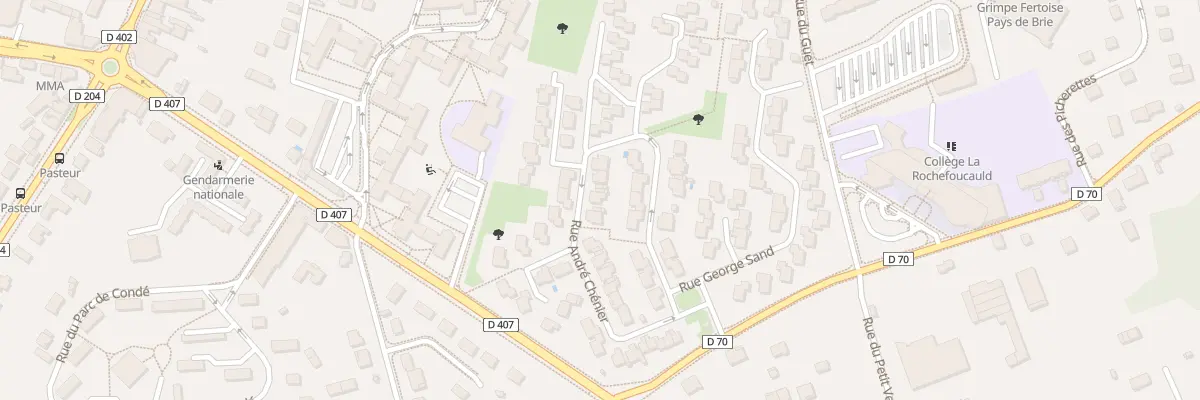 Plan du 16 Rue Andre Chenier à La Ferté-sous-Jouarre