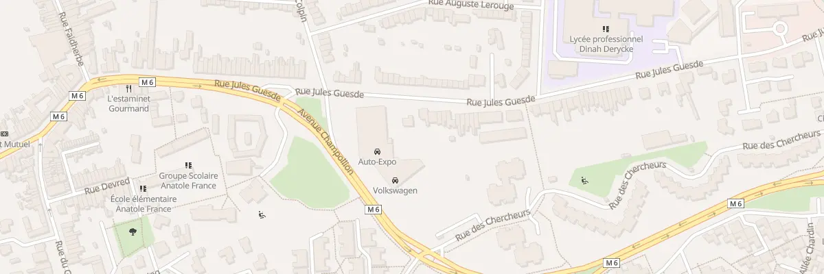 Plan du 302 Rue Jules Guesde à Villeneuve-d’Ascq