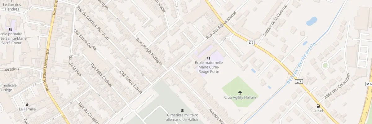 Plan du 16 Rue des Frères Martel à Halluin