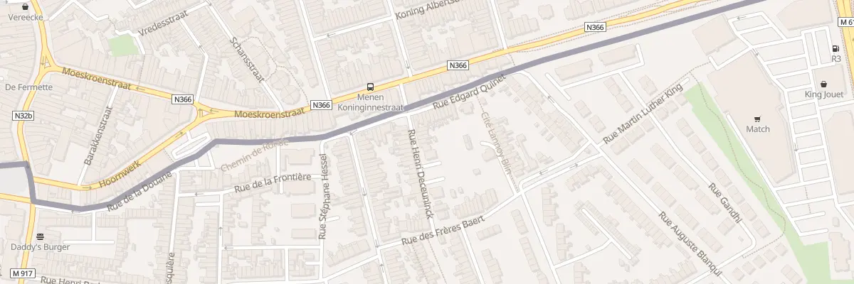 Plan du 24 Rue Henri Deceuninck à Halluin