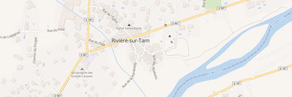 Plan du 3 Sq de la Poste à Rivière-sur-Tarn