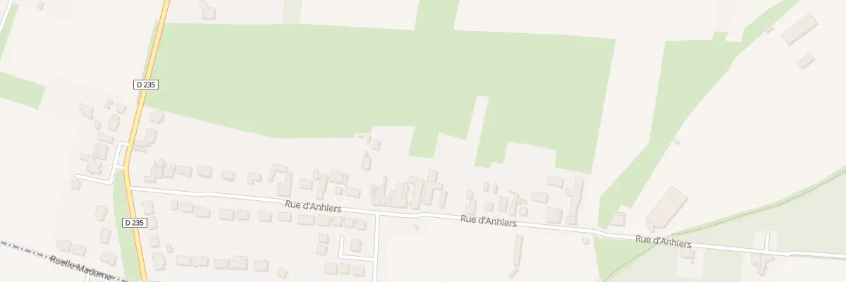 Plan du 307 Rue d’Anhiers à Douai