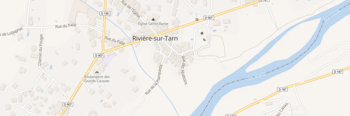 Plan du 8 Rue de la Fontaine à Rivière-sur-Tarn