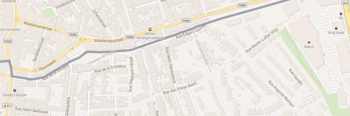 Plan du 20 Rue Henri Deceuninck à Halluin