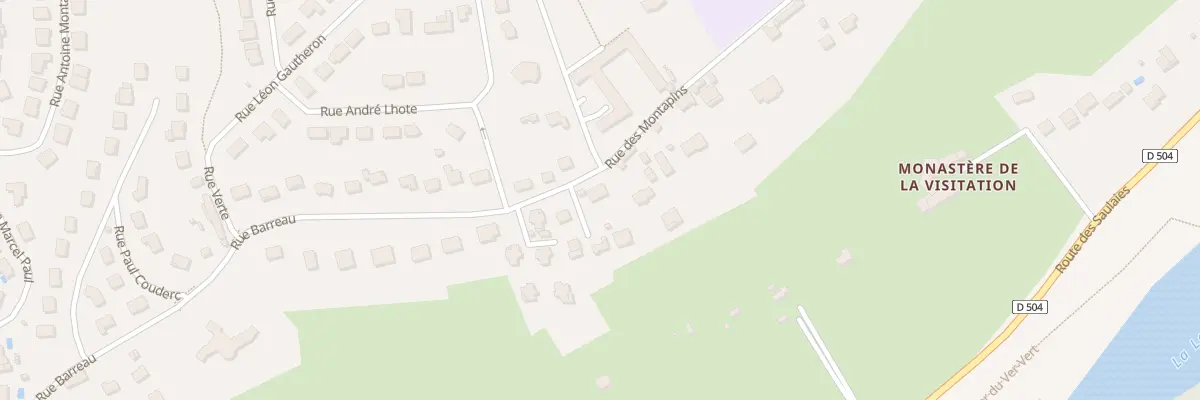 Plan du 135 Rue des Montapins à Nevers