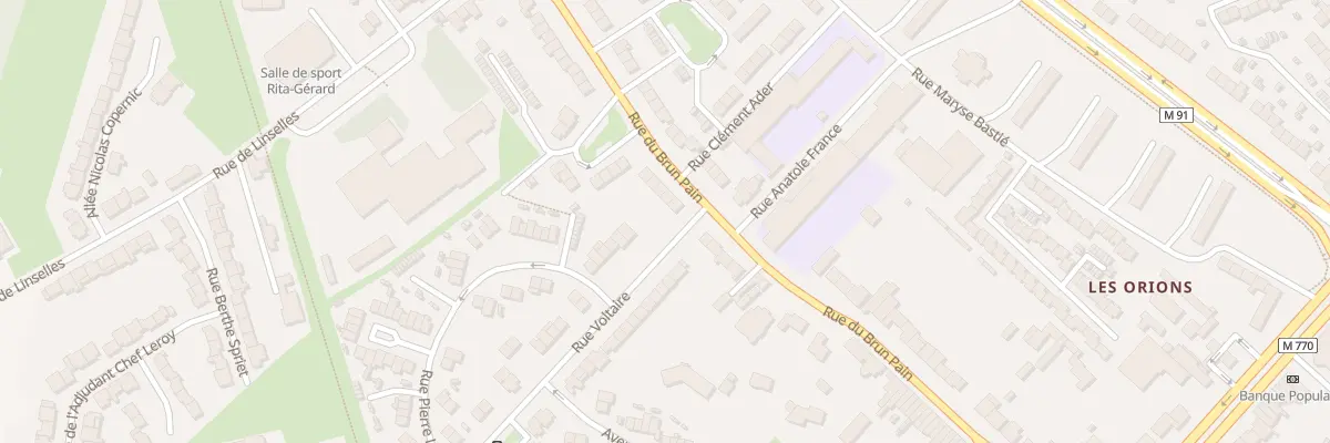 Plan du 381 Rue du Brun Pain à Tourcoing