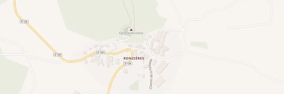 Plan du 2B Rue du Coudart (ronzieres) à Tourzel-Ronzières