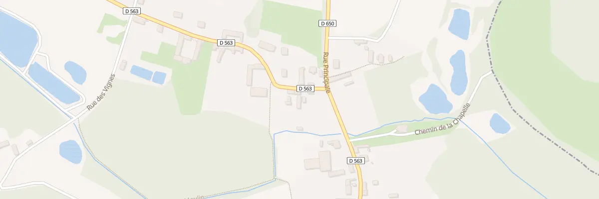Plan du 1 Rue des Vignes à Audignicourt