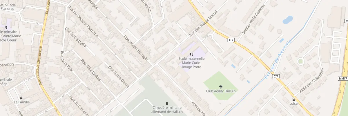 Plan du 18 Rue des Frères Martel à Halluin