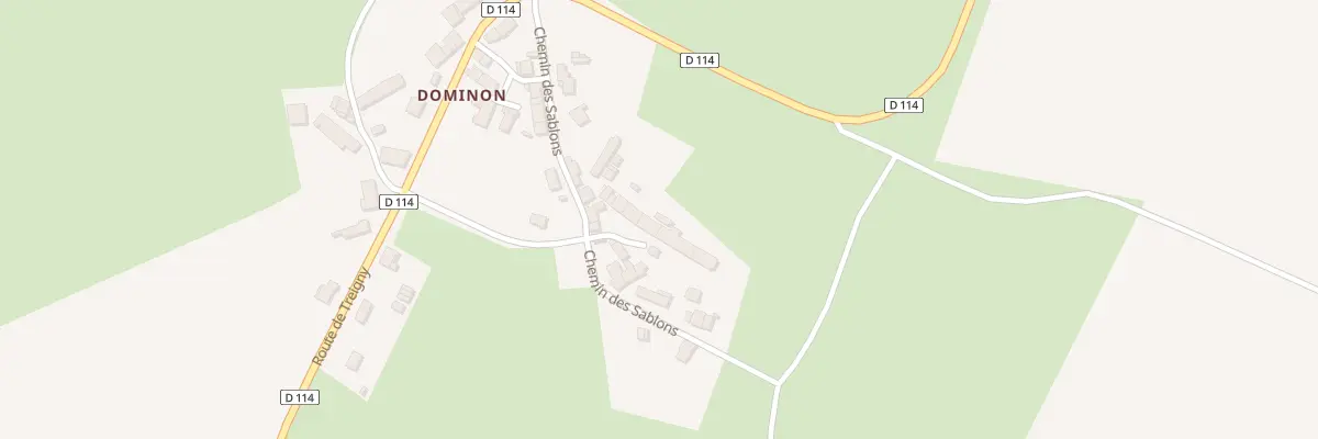 Plan du 102 Dominon à Dampierre-sous-Bouhy