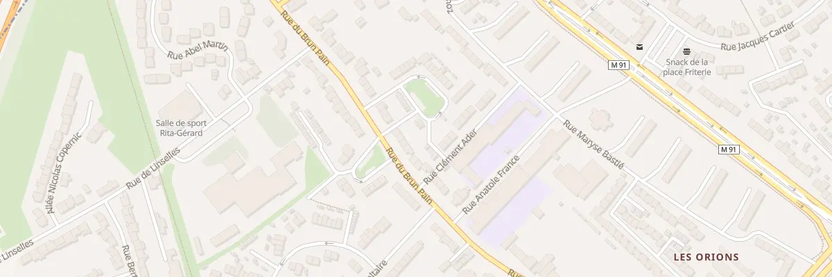 Plan du 388 Rue du Brun Pain à Tourcoing
