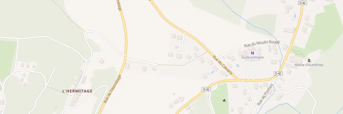 Plan du 17B Rue du Calvaire à Autrêches