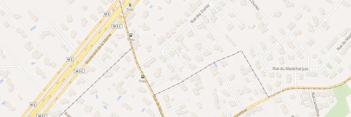 Plan du 87 Rue des Duriez à Mouvaux