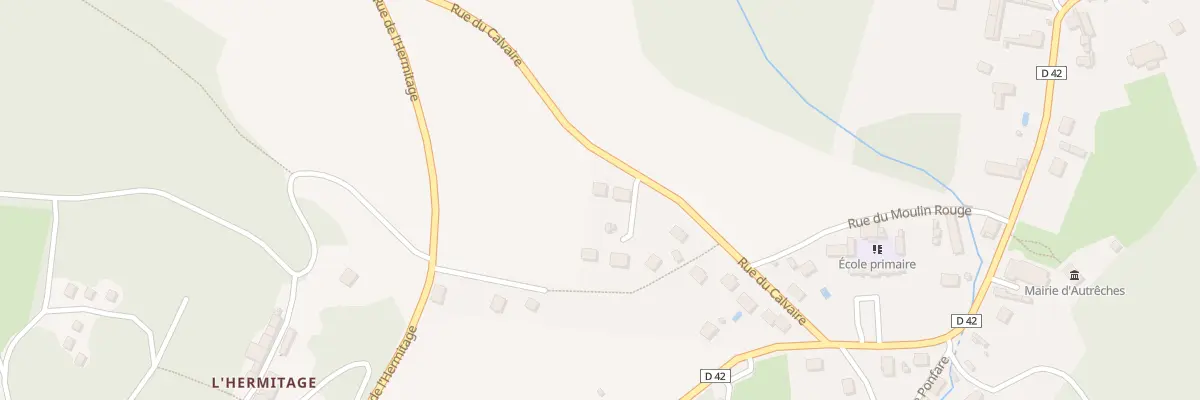 Plan du 21 Rue du Calvaire à Autrêches