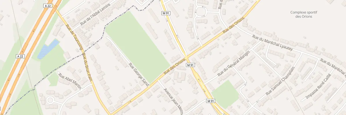 Plan du 45 Rue des Orions à Tourcoing