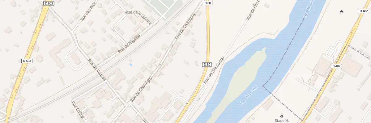 Plan du 13B Rue de Chamigny à La Ferté-sous-Jouarre