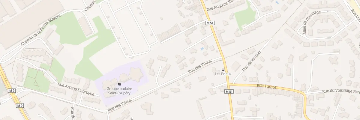 Plan du 299 Rue de Tourcoing à Mouvaux