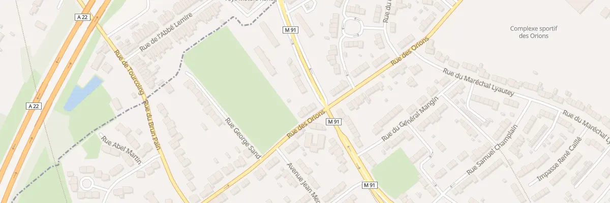 Plan du 47 Rue des Orions à Tourcoing