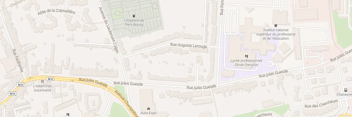 Plan du 20 Rue Auguste Lerouge à Villeneuve-d’Ascq