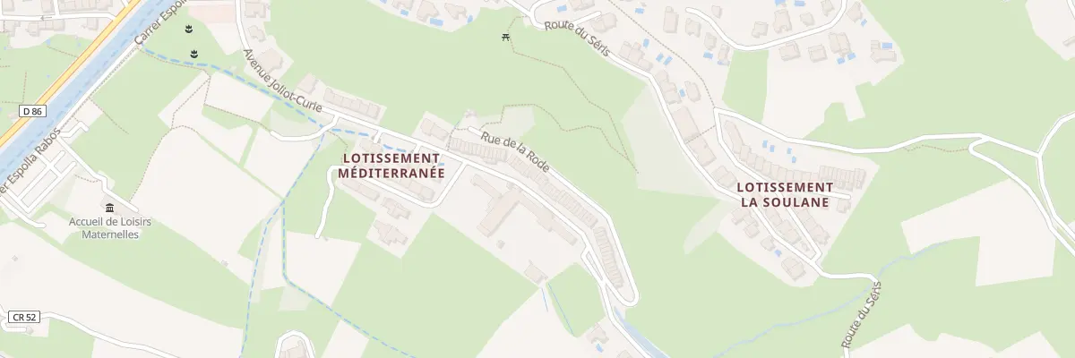 Plan du 22 Cae de la Roda à Banyuls-sur-Mer
