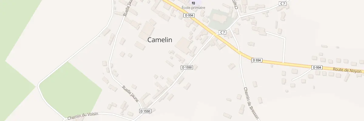 Plan du 13 Rte de Lombray à Camelin