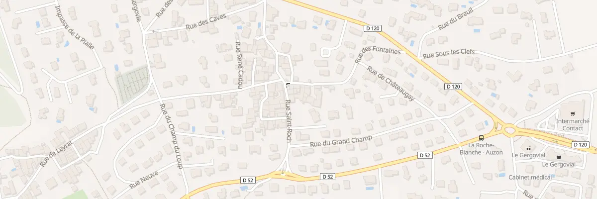 Plan du 6B Rue des Fontaines à La Roche-Blanche