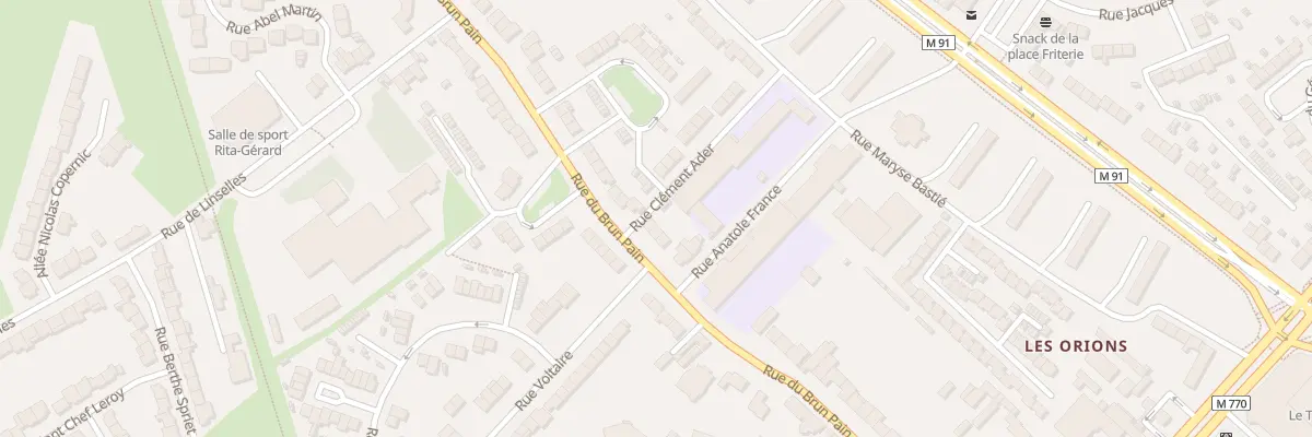 Plan du 378 Rue du Brun Pain à Tourcoing