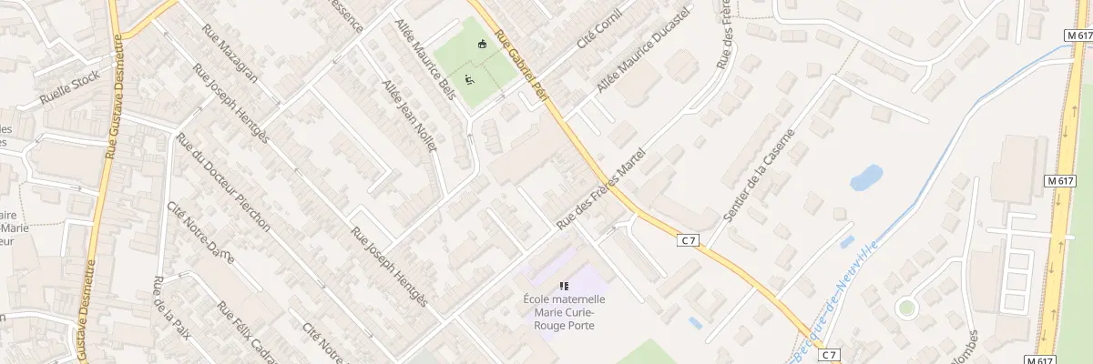 Plan du 81 Rue des Frères Martel à Halluin