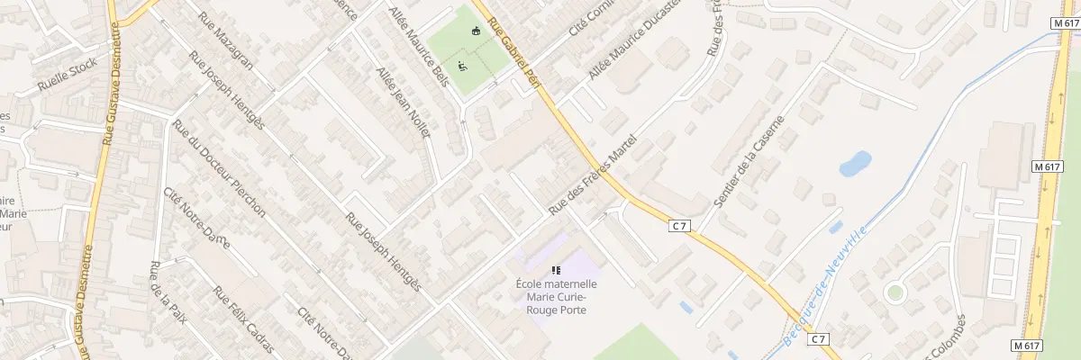 Plan du 79 Rue des Frères Martel à Halluin