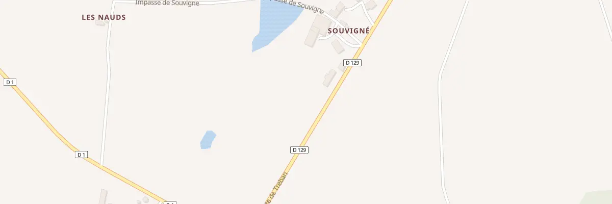 Plan du 5128 Souvigne au Theil