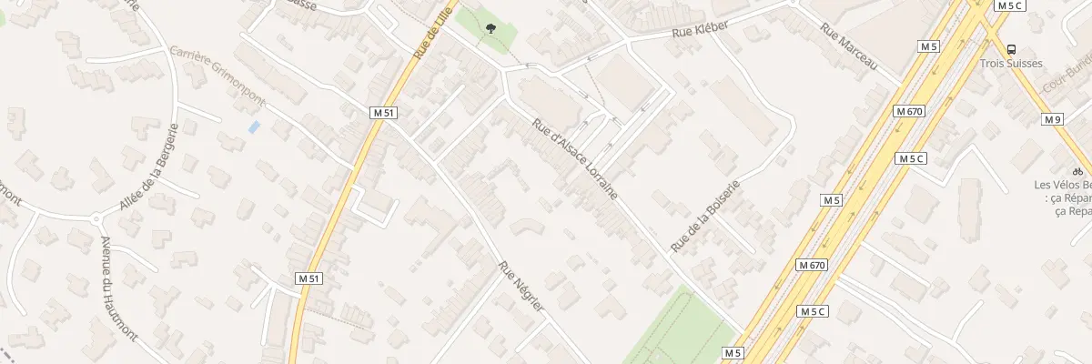 Plan du 42 Rue d’Alsace-Lorraine à Mouvaux