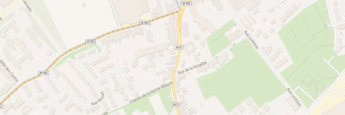 Plan du 395 Rue de Tourcoing à Mouvaux
