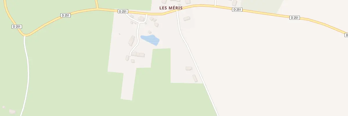 Plan du 426 Les Meris à Dampierre-sous-Bouhy