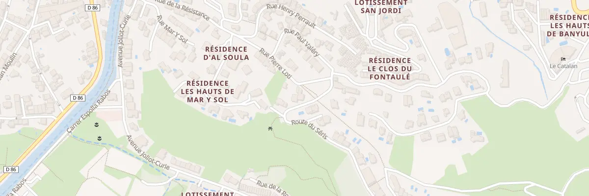 Plan du 4 Nte Route du Seris à Banyuls-sur-Mer
