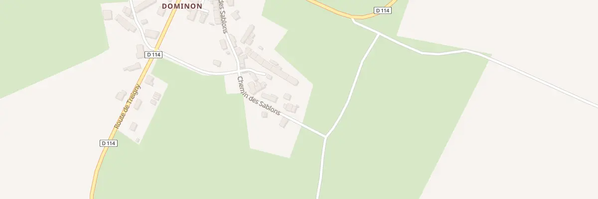 Plan du 424 Dominon à Dampierre-sous-Bouhy