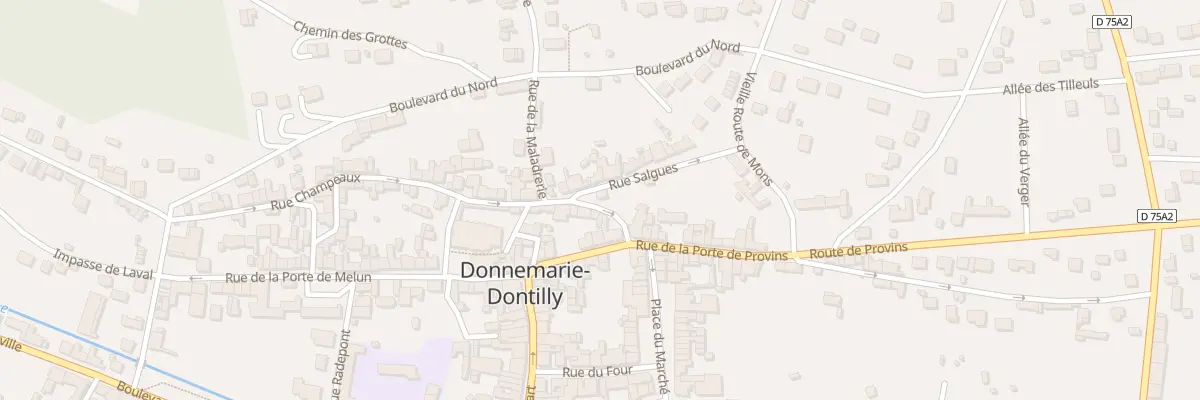 Plan du 2 Rue Bertin à Donnemarie-Dontilly