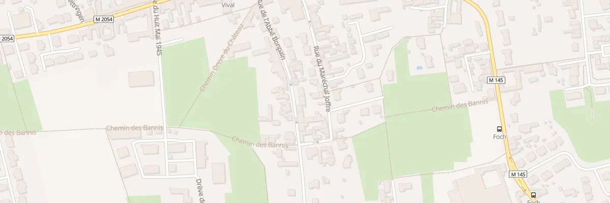 Plan du 13T Rue de l’Abbé Bonpain à Fretin
