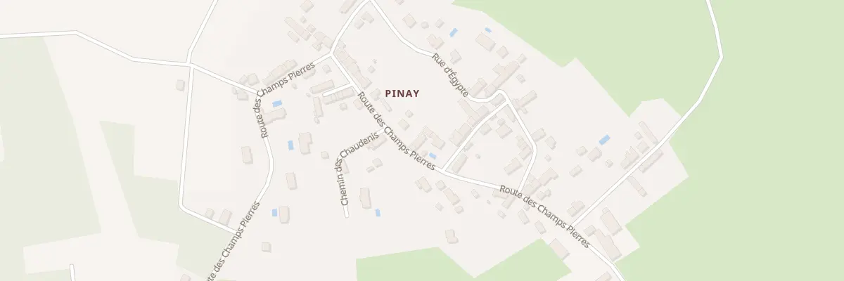 Plan du 382 Rte des Champs de Pierres à Parigny-les-Vaux