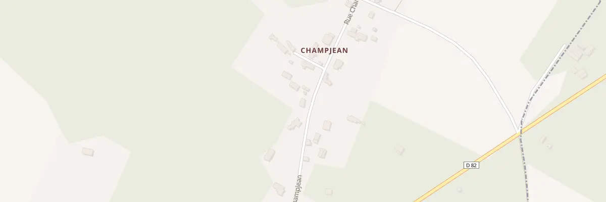 Plan du 13 Rue Champjean à Brannay