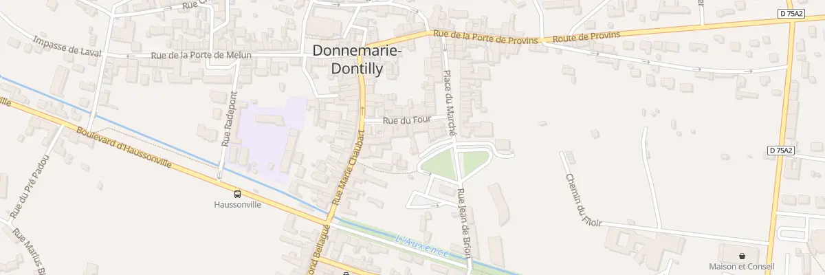 Plan du 12 Rue du Four à Donnemarie-Dontilly