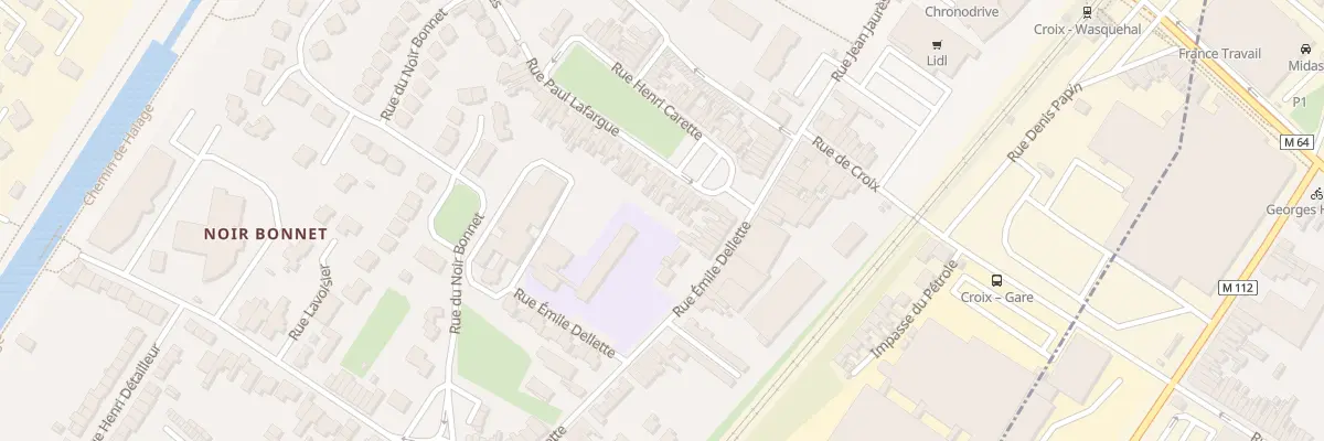 Plan du 127 Rue Émile Dellette à Wasquehal