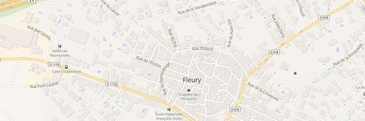 Plan du 7 Rue Corneille à Fleury