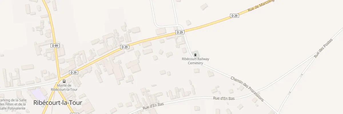 Plan du 22T Rue de Marcoing à Ribécourt-la-Tour