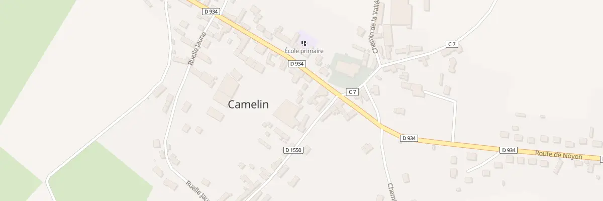 Plan du 3 Rte de Lombray à Camelin