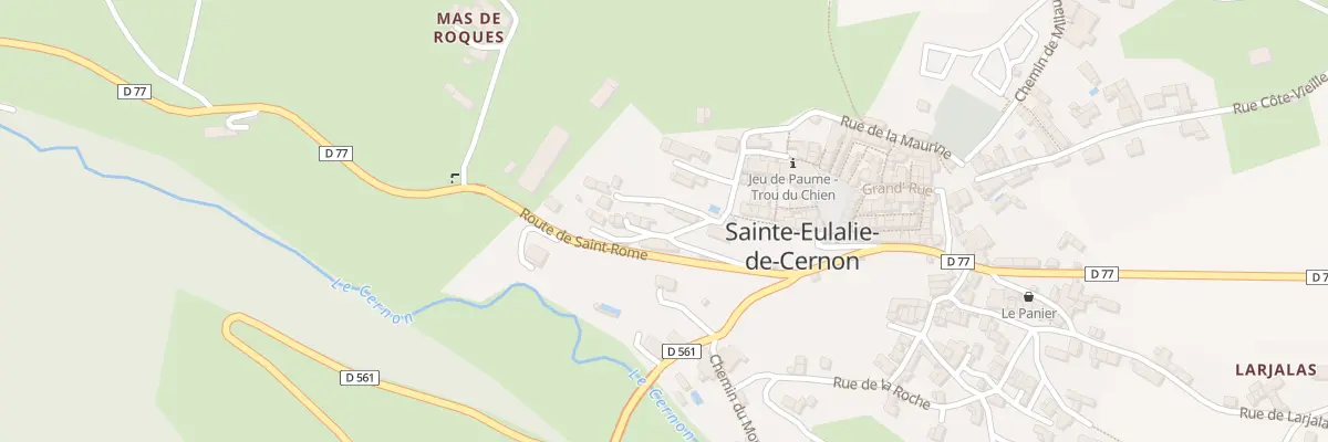 Plan du 1 Rue de Bancelle à Sainte-Eulalie-de-Cernon