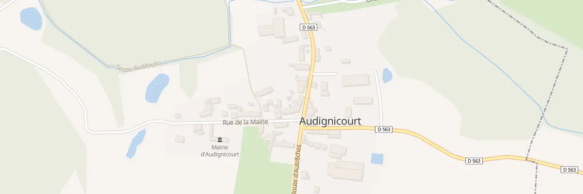 Plan du 14B Rue Principale à Audignicourt