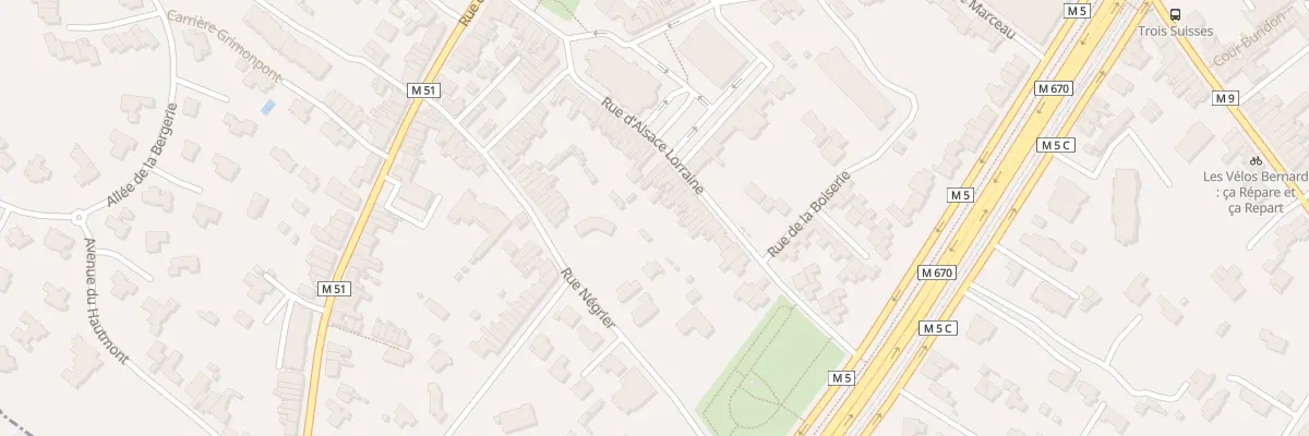 Plan du 60 Rue d’Alsace-Lorraine à Mouvaux