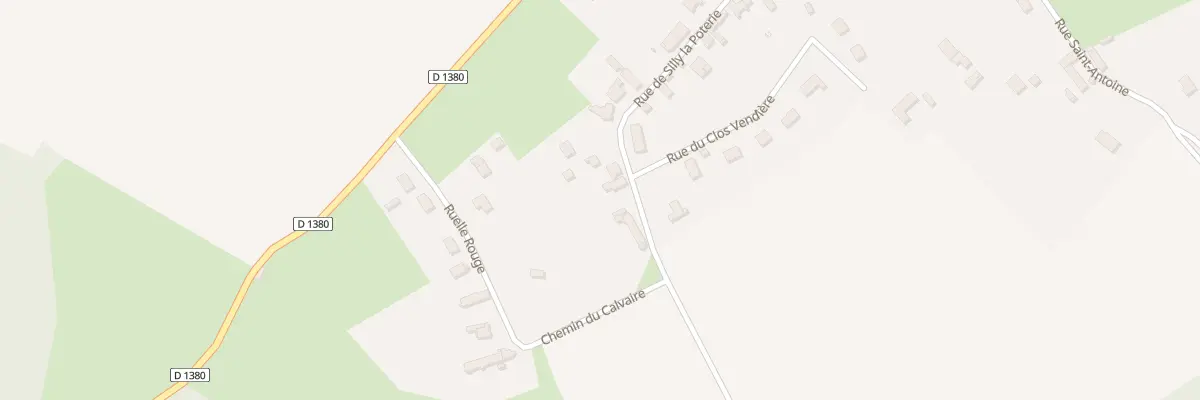 Plan du 20 Rue de Silly la Poterie à Oigny-en-Valois